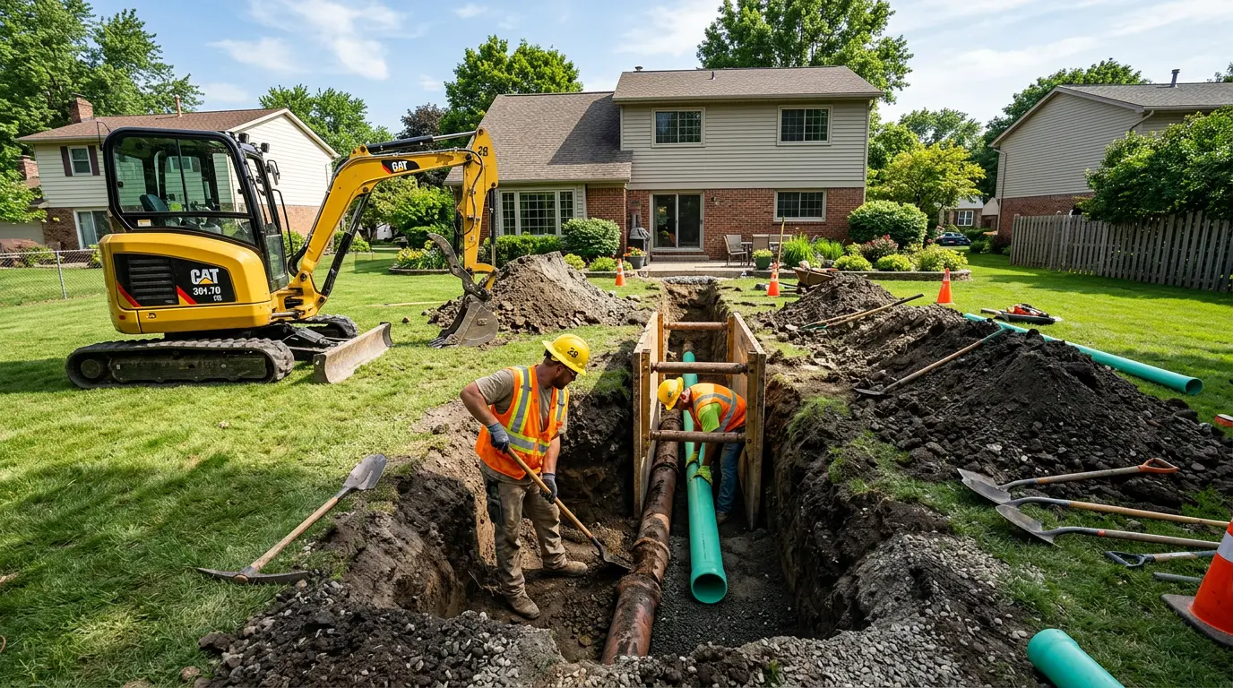 Sewer Line Replacement in Patton, PA